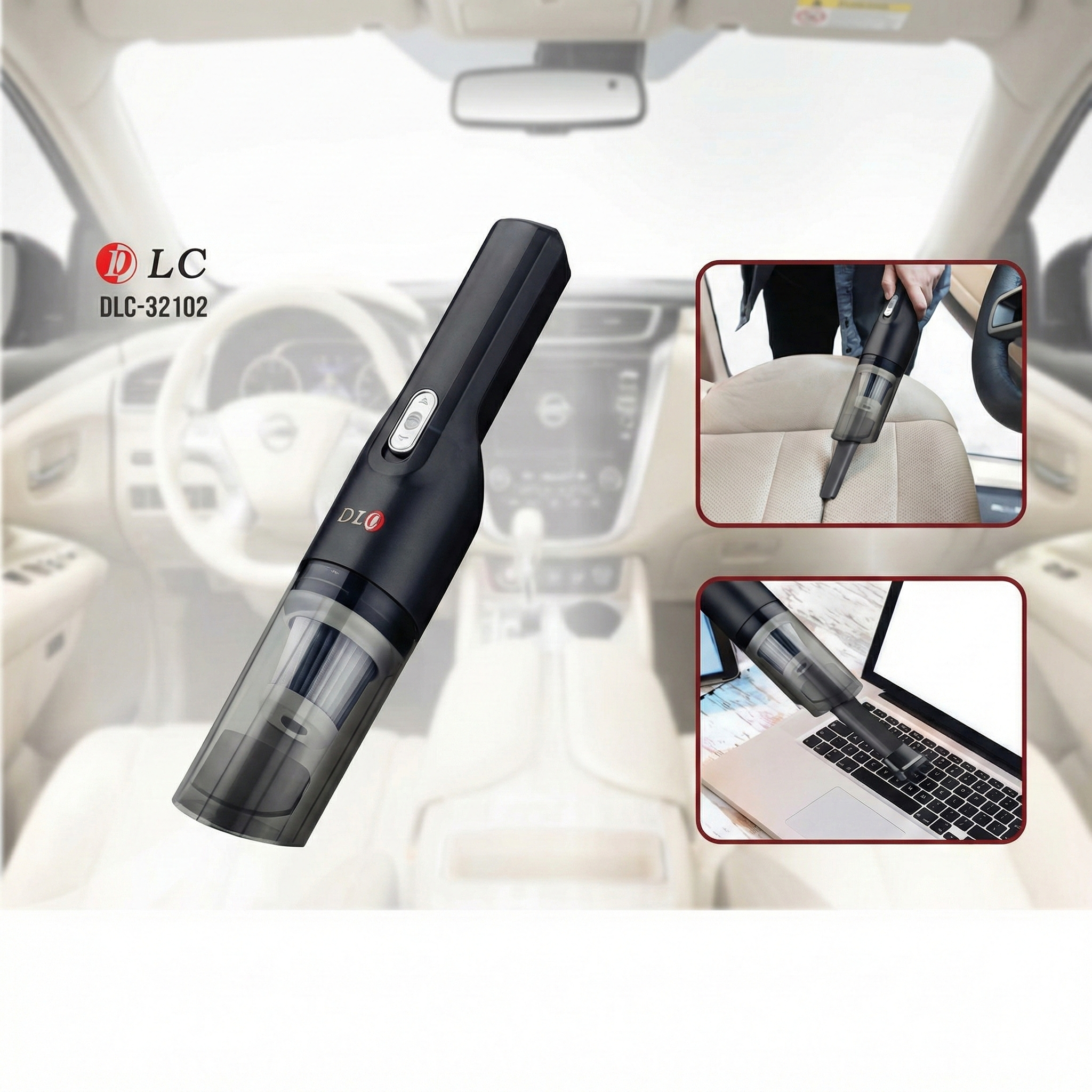 DLC - Portable Car & Laptop Vacuum Cleaner