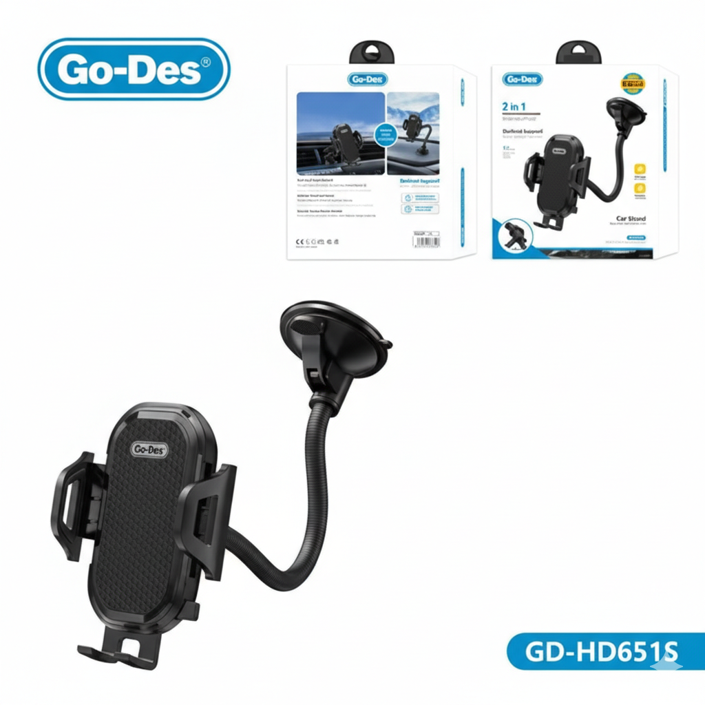 Go-Des - 2-in-1 Car Holder